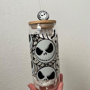 Jack Skellington glass cup